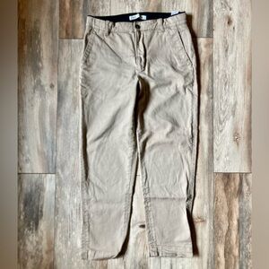 Zara Tan Chinos Classic Straight-Leg Cotton Pants (S) (30)